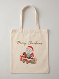 Merry Christmas Santa Tote Bag