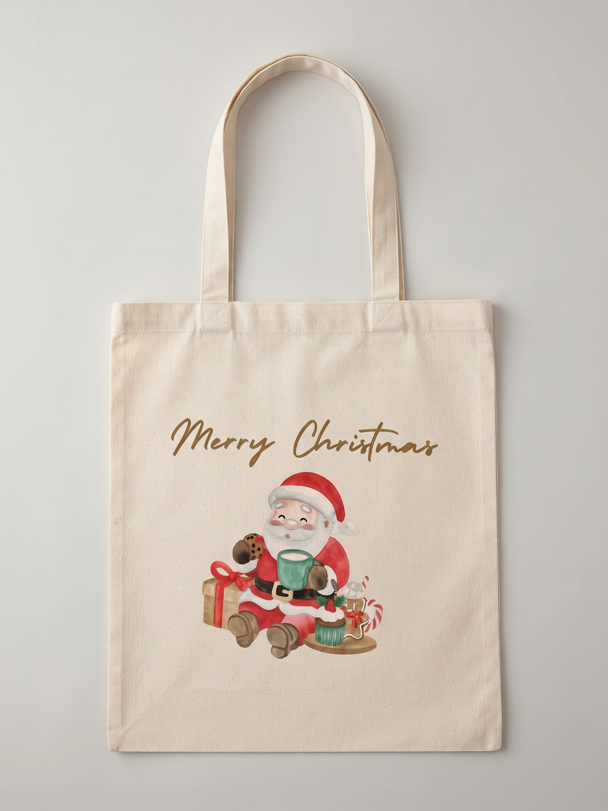 Merry Christmas Santa Tote Bag