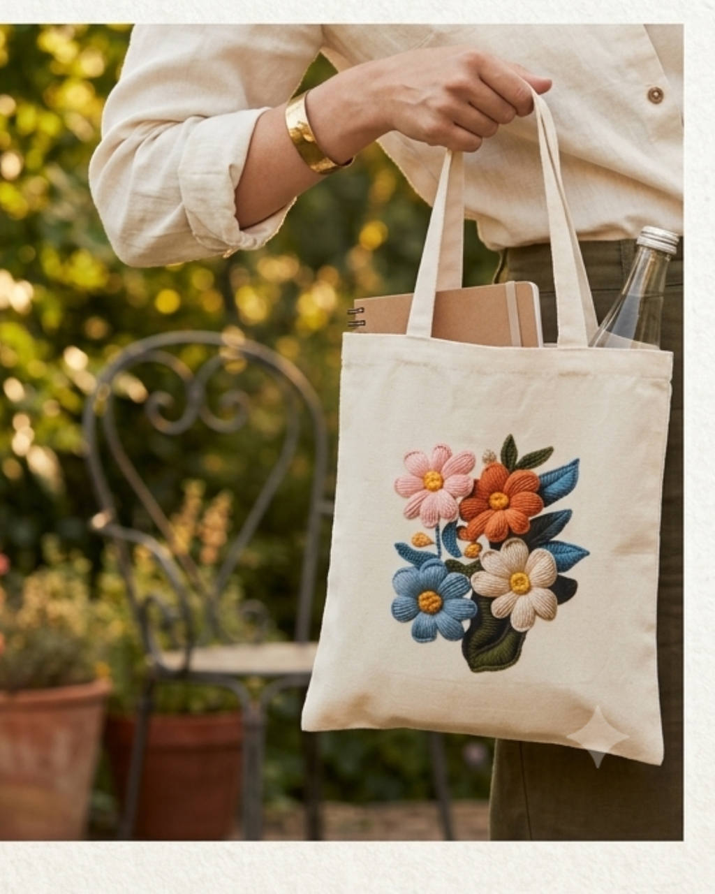 Tote Bag Flowers