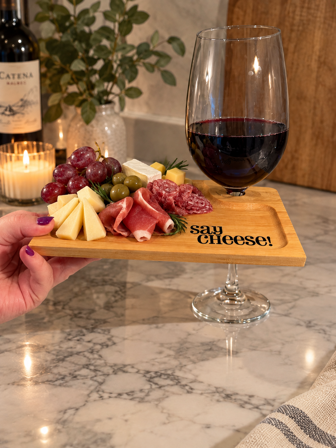 Wine Appetizer Plate